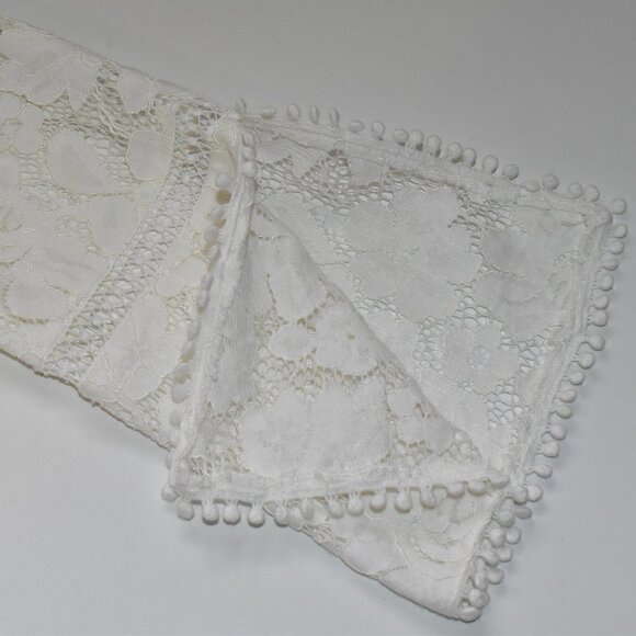 Vince Camuto Floral Lace Boho Shift Dress White Size 6 - Picture 10 of 16